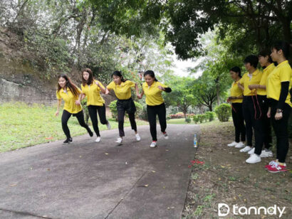 Tanndy whole team had a wonderful spring outing in Lotus Hill-4 team game