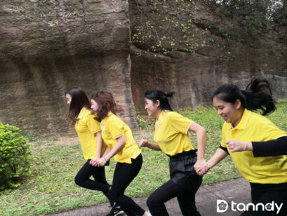 Tanndy whole team had a wonderful spring outing in Lotus Hill-5 team game