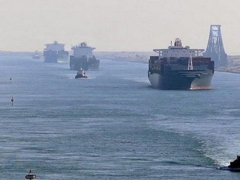 Multi-Vessel Pileup in Suez Canal Multi-Vessel Pileup in Suez Canal