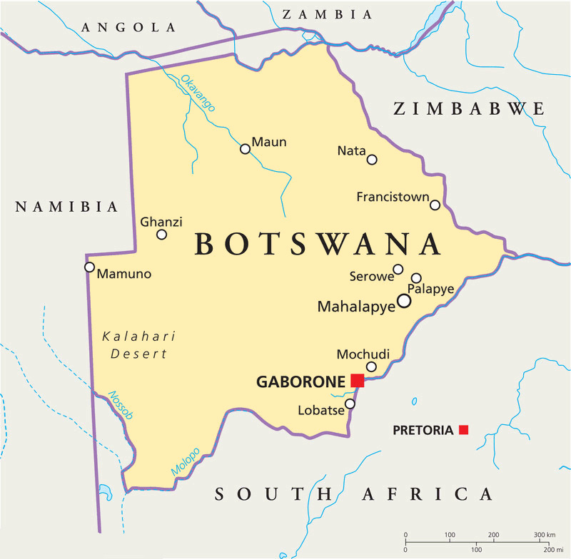 botswana_political_map