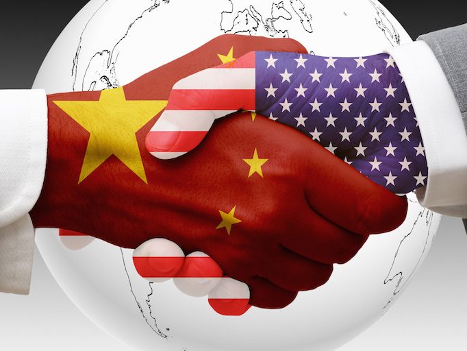 US-CHINA-HANDSHAKE US-CHINA-HANDSHAKE