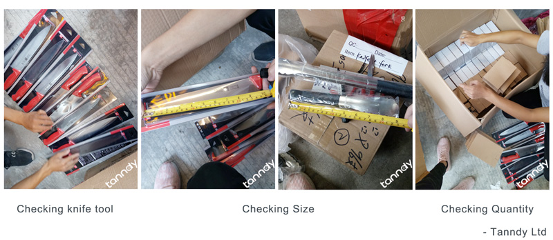 inspection knife tool by checking size and quantity