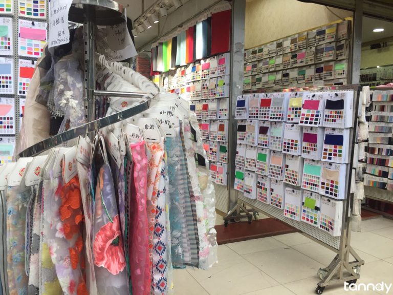 The largest fabric market in Guangzhou China Fabrics & Accessories