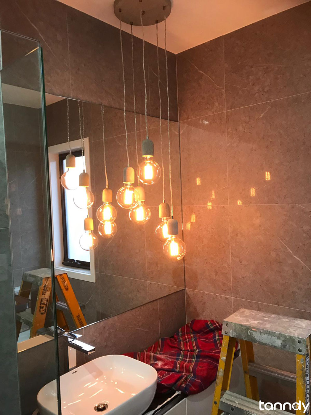 lighting in the bathroom