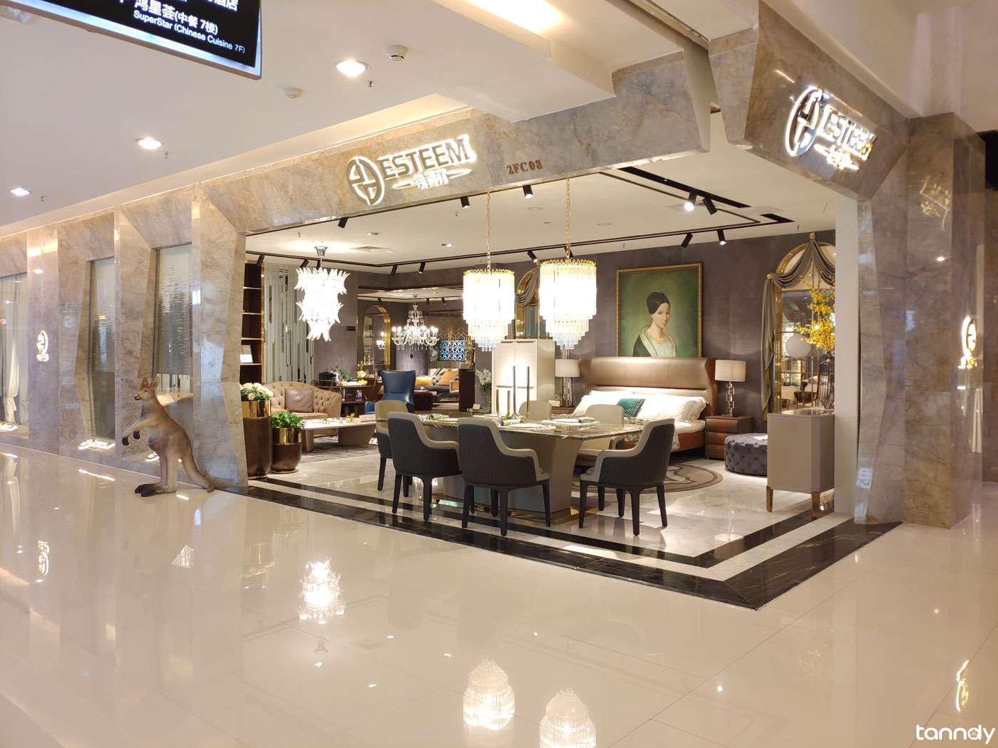 Furniture shop of Foshan Louvre furniture market