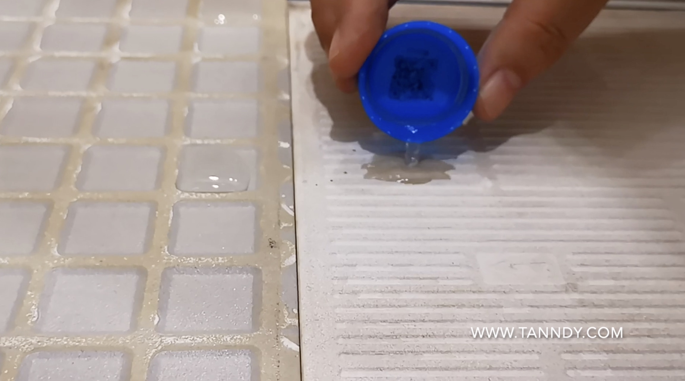 Check Water absorption of the tiles