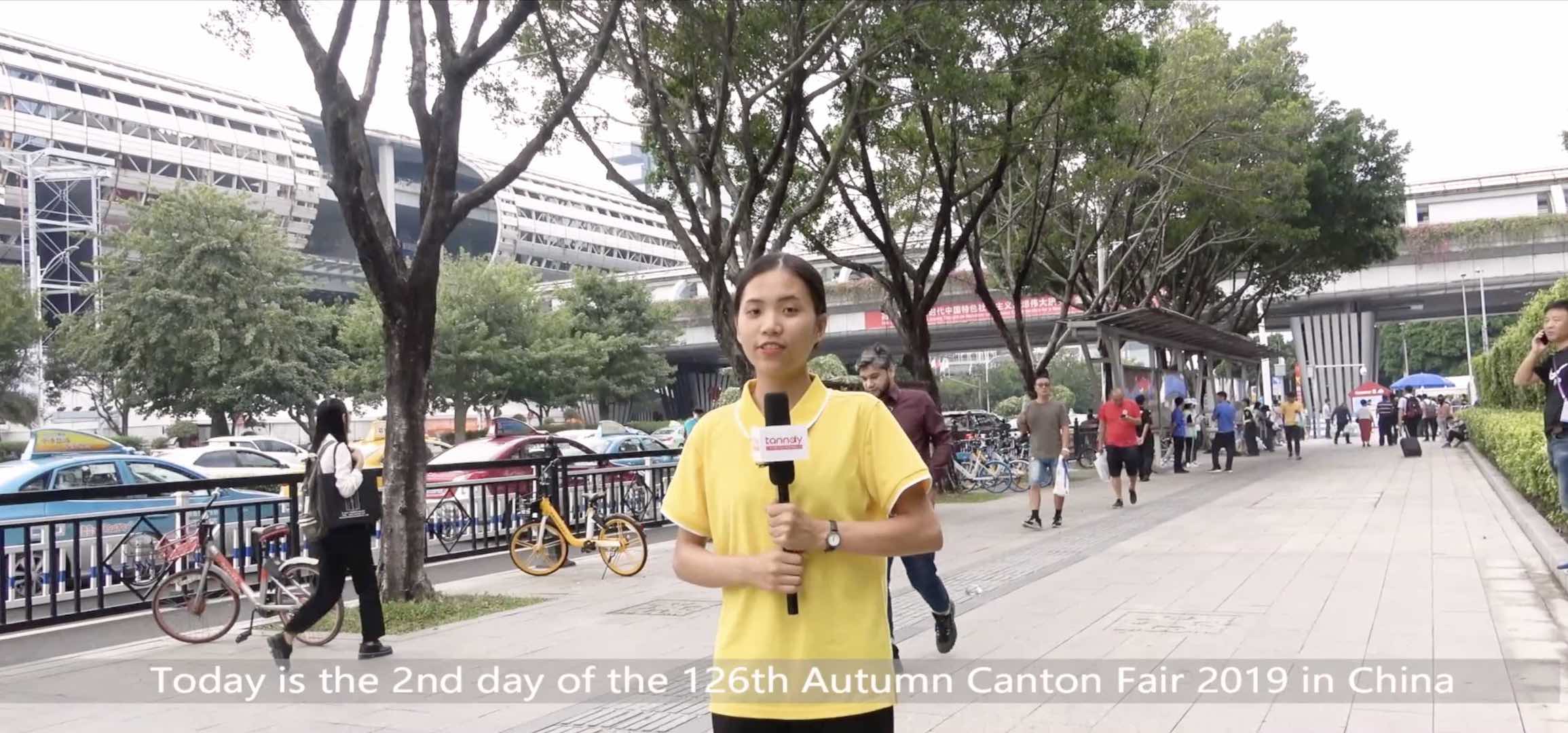 126th Canton Fair visitor interview