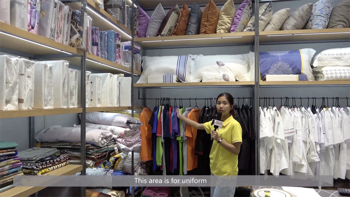 A showroom for different kinds of Uniforms A showroom for different kinds of Uniforms