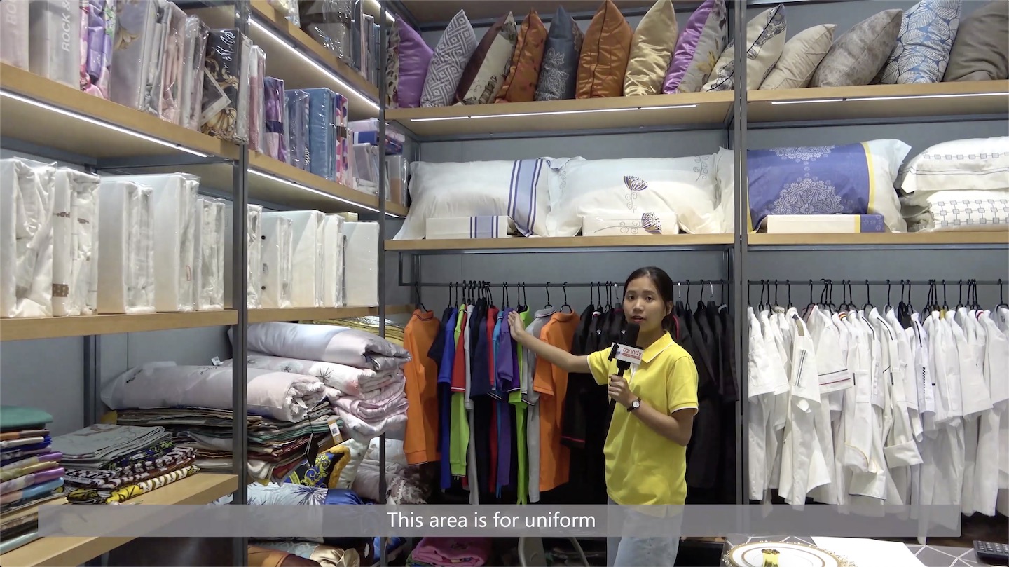 A showroom for different kinds of Uniforms