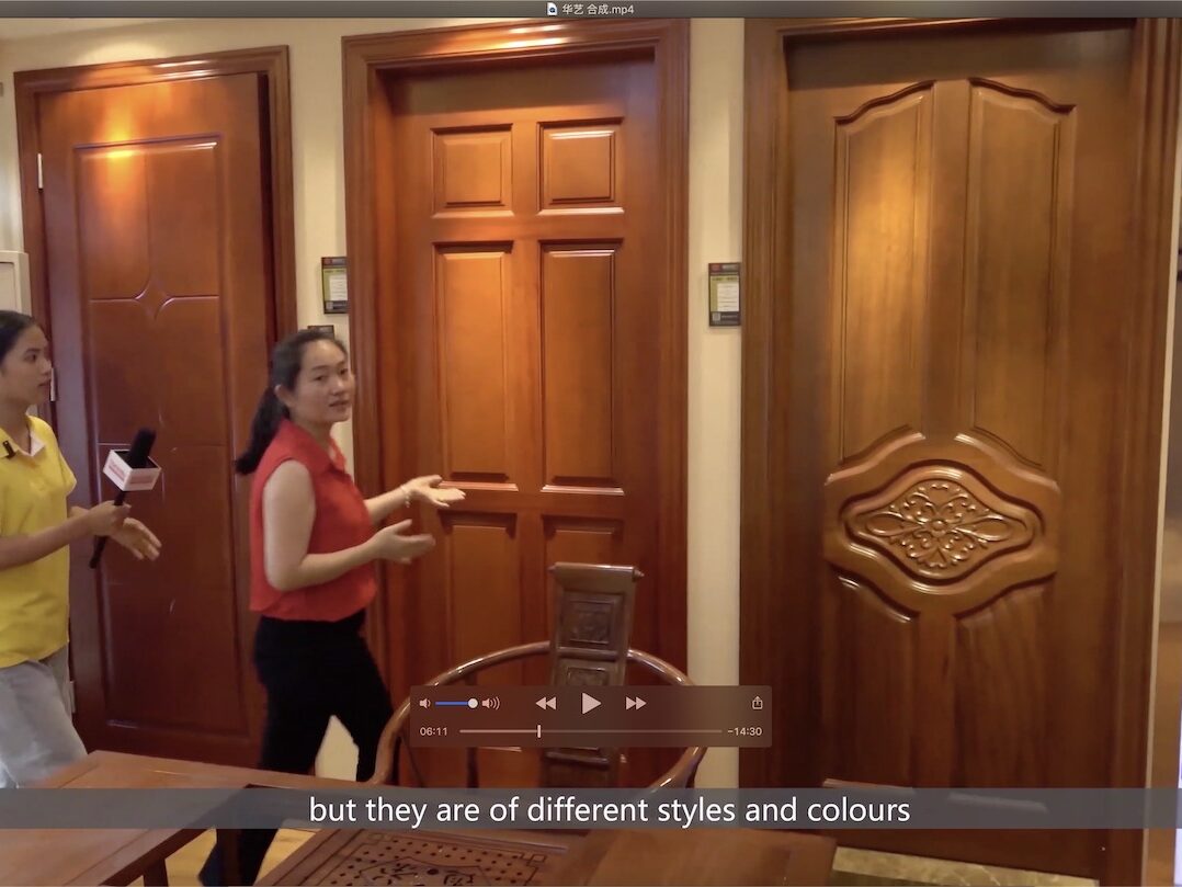 Different styles & colors wood door