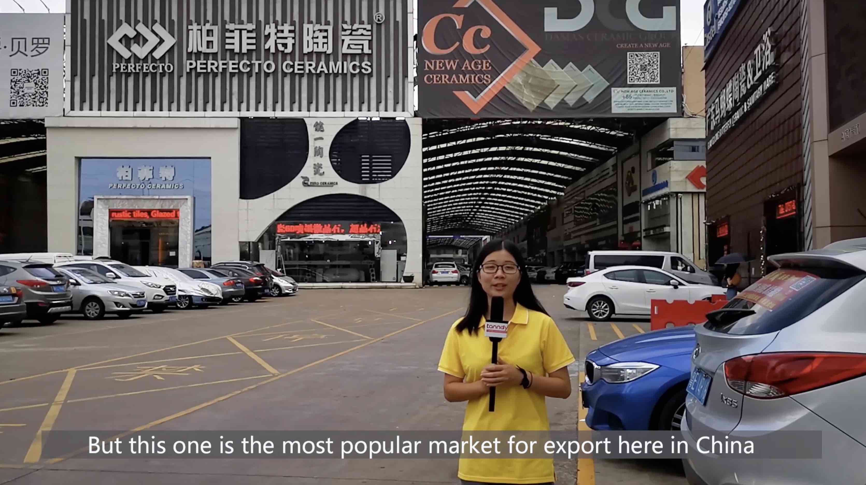 Visit foshan tiles market