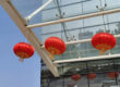 Lantern outside of every building before Chinese-new-year