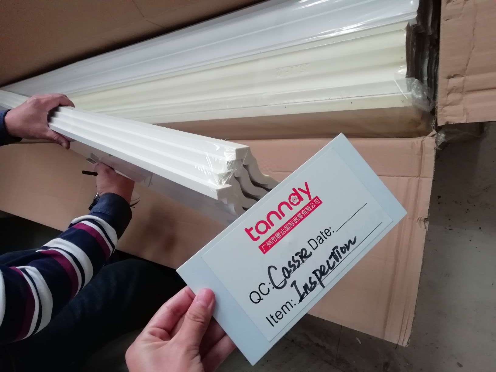 Ceiling board inspection Ceiling board inspection