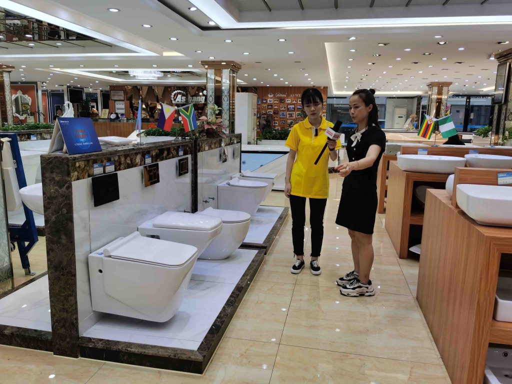 A visit to a comprehensive sanitary ware supplier in Foshan China