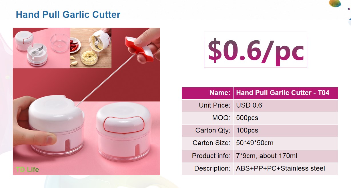 Hand Pull Garlic Cutter