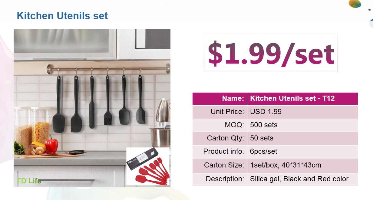 Kitchen Utenils set