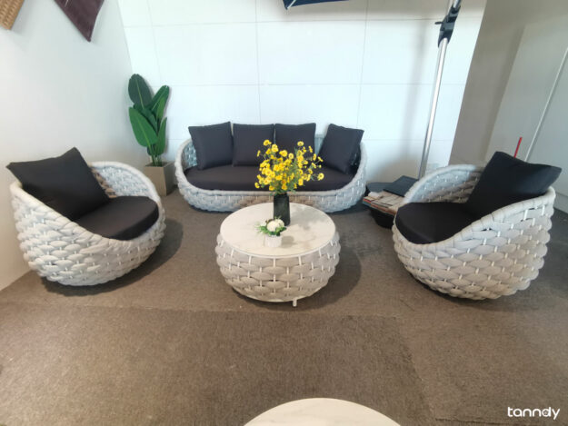 3 seater single seat outdoor sofa sets with round stone top coffee table 3 seater single seat outdoor sofa sets with round stone top coffee table