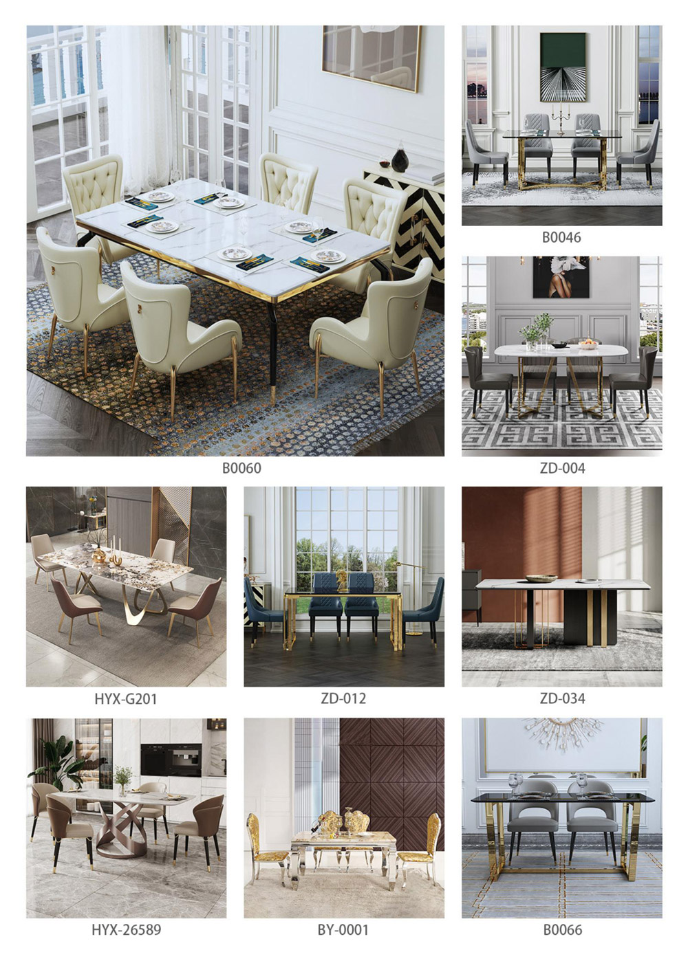 Dining Table Catalog