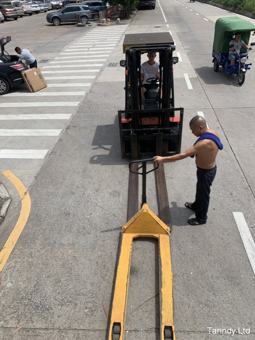 Forklift to load Forklift to load
