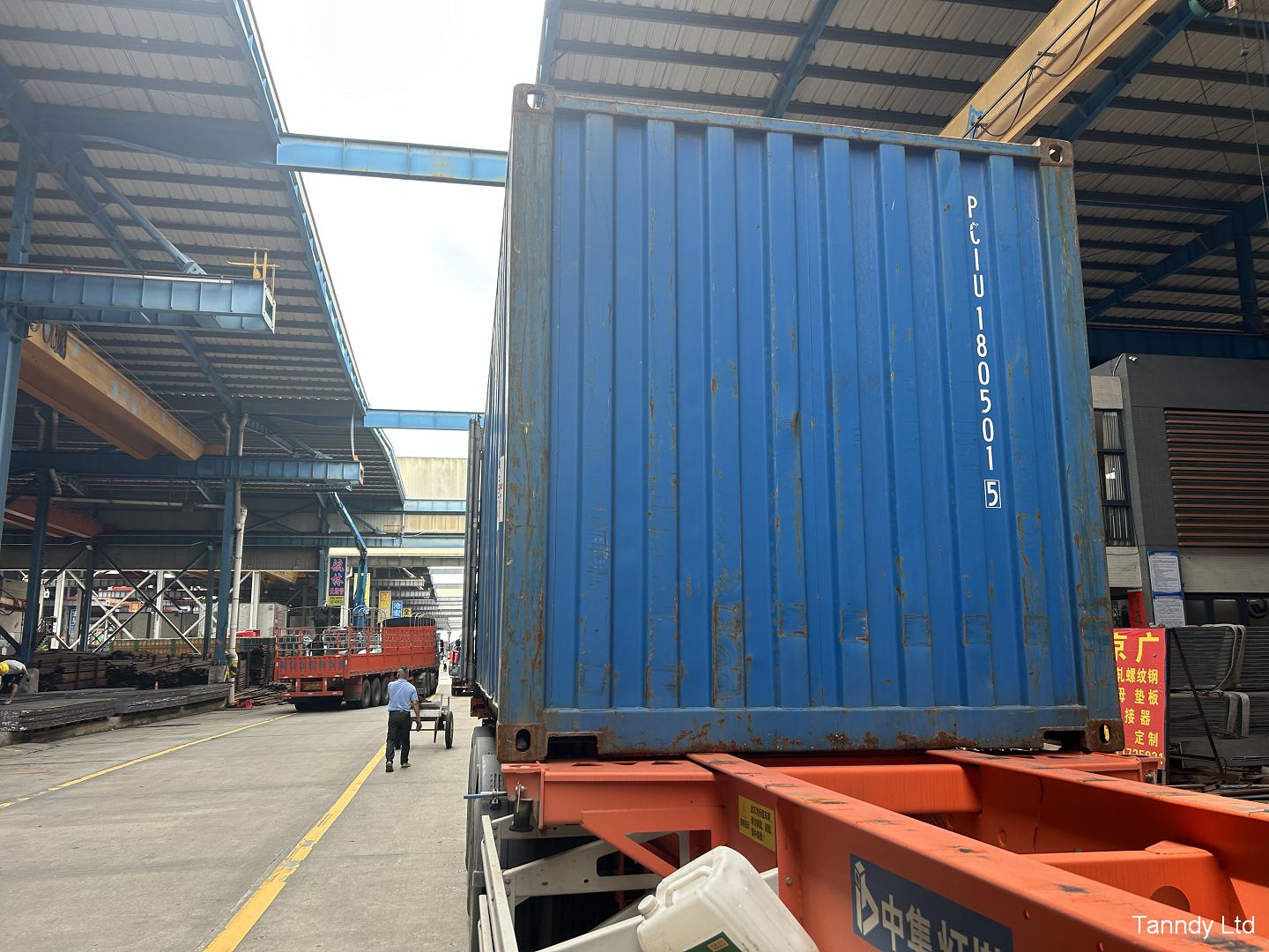 Steel Rebar Container Loading